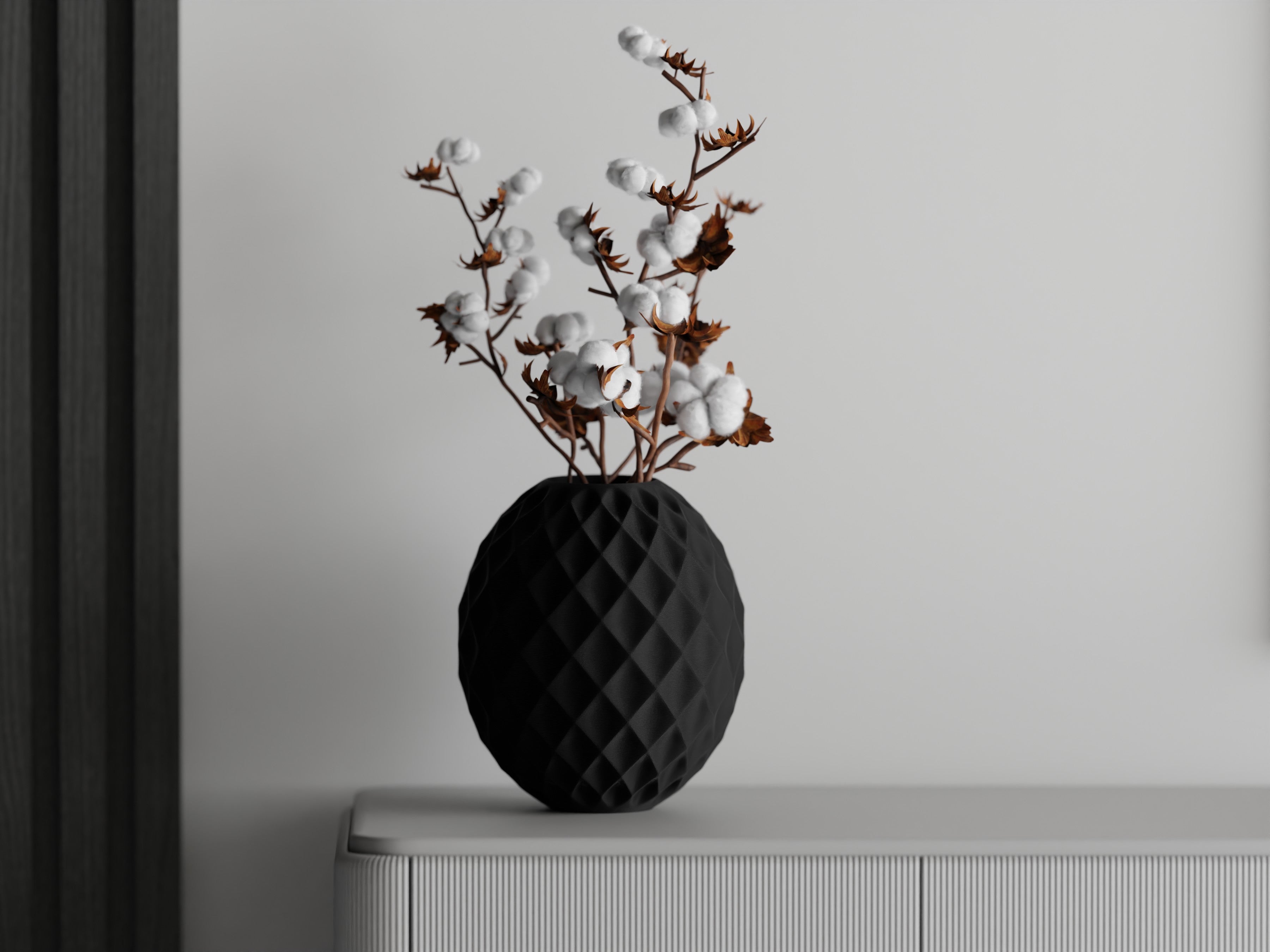 NoirCotton Vase