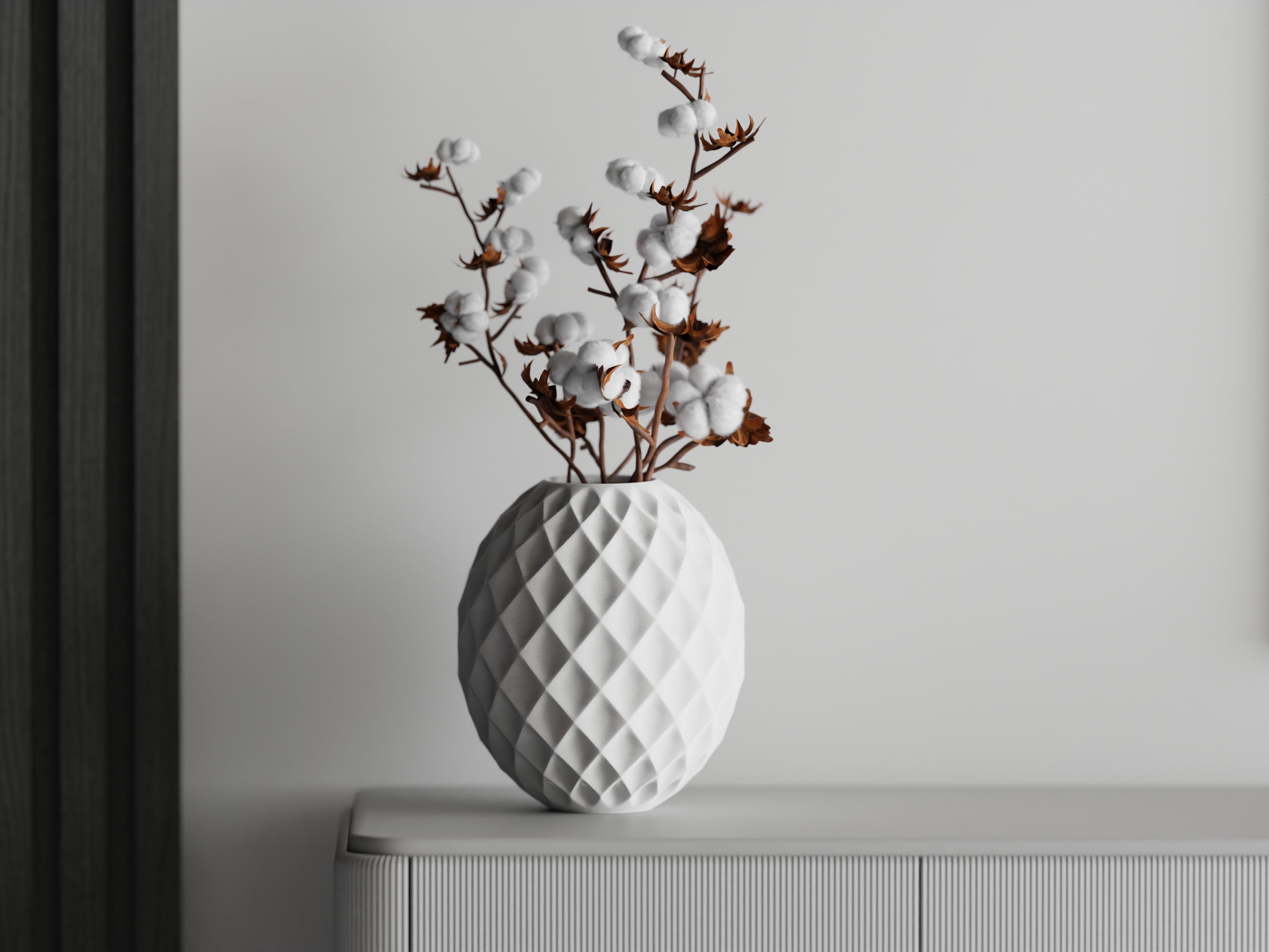NoirCotton Vase