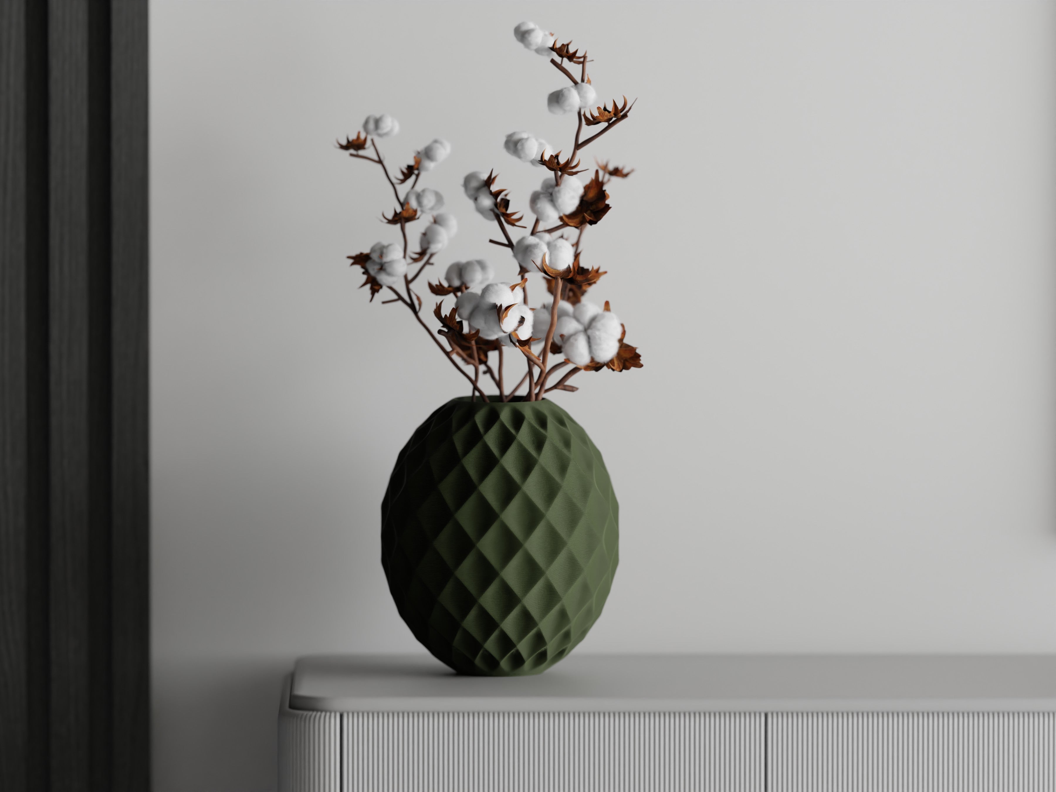 NoirCotton Vase