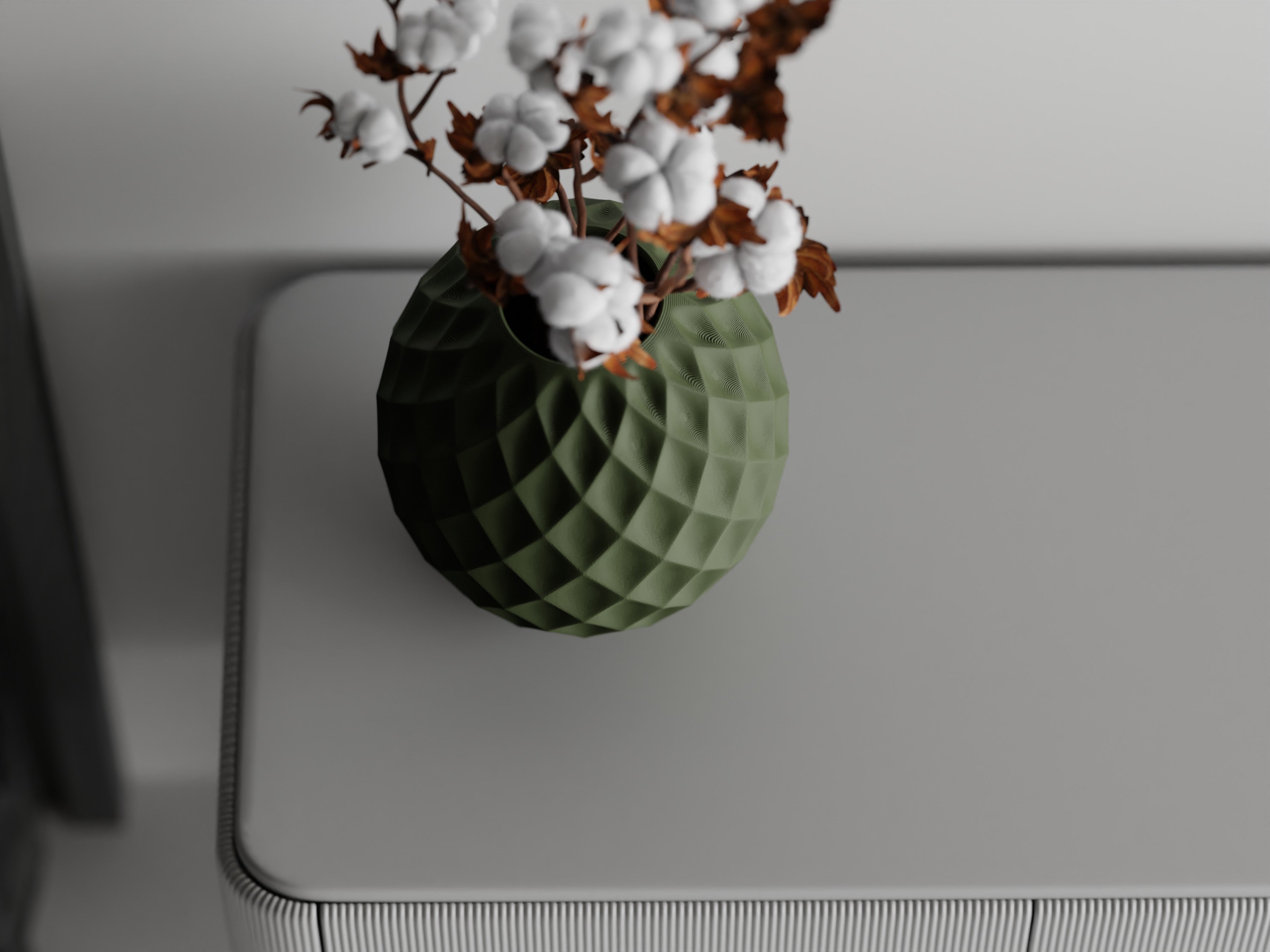 NoirCotton Vase