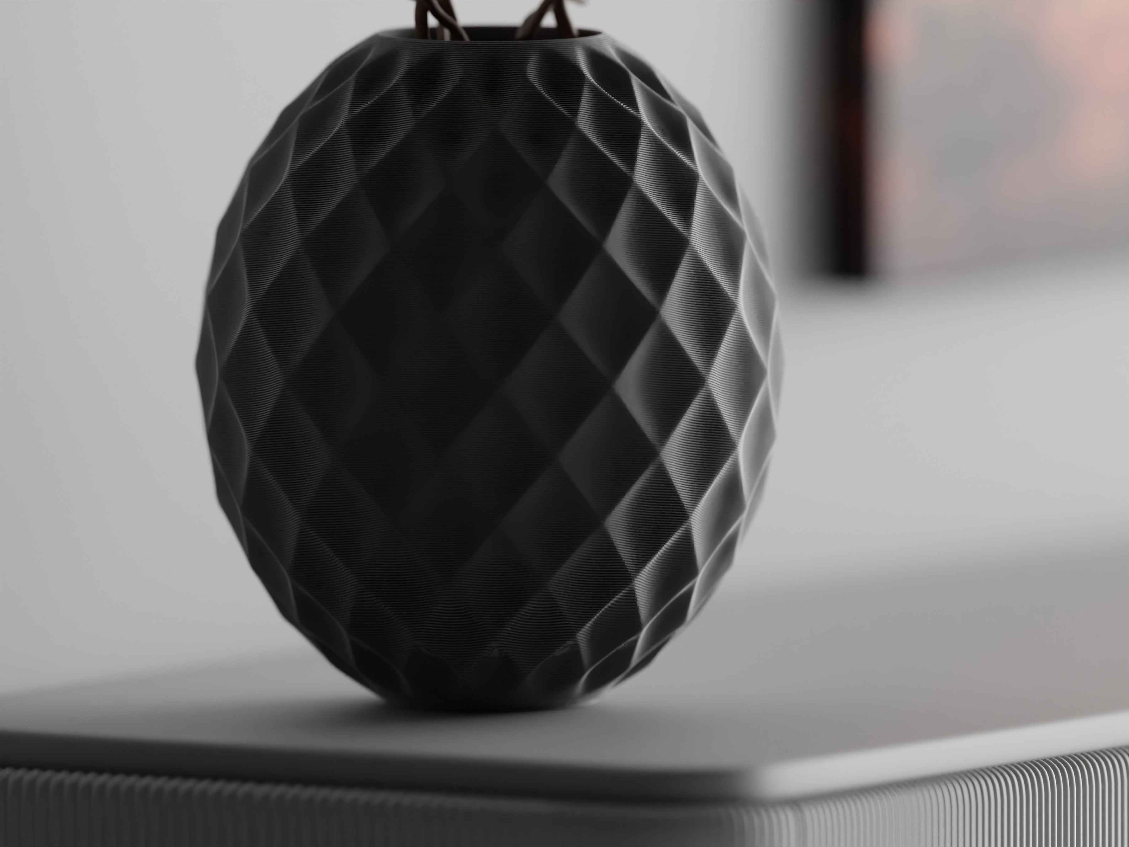 NoirCotton Vase