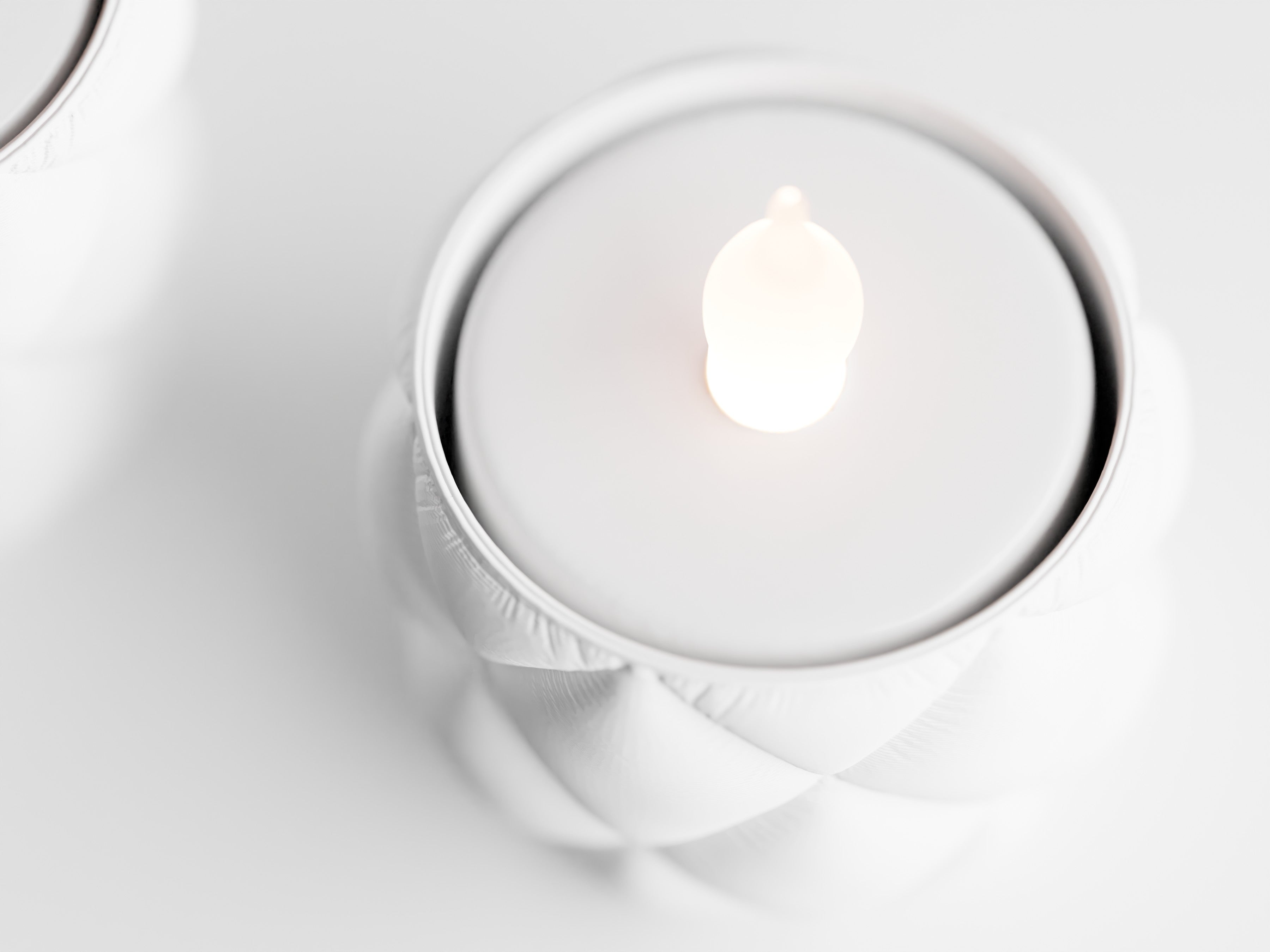 Glow Duo – Teelichthalter im Steppdesign (auch als Set erhältlich) inklusive LED-Teelicht