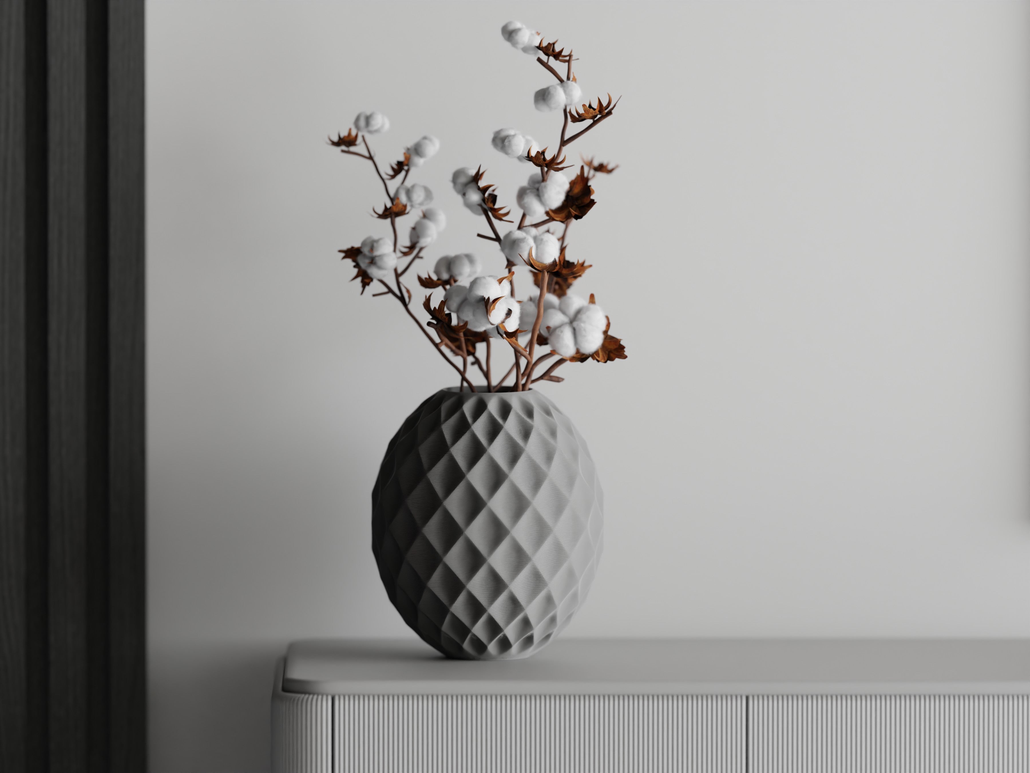 NoirCotton Vase
