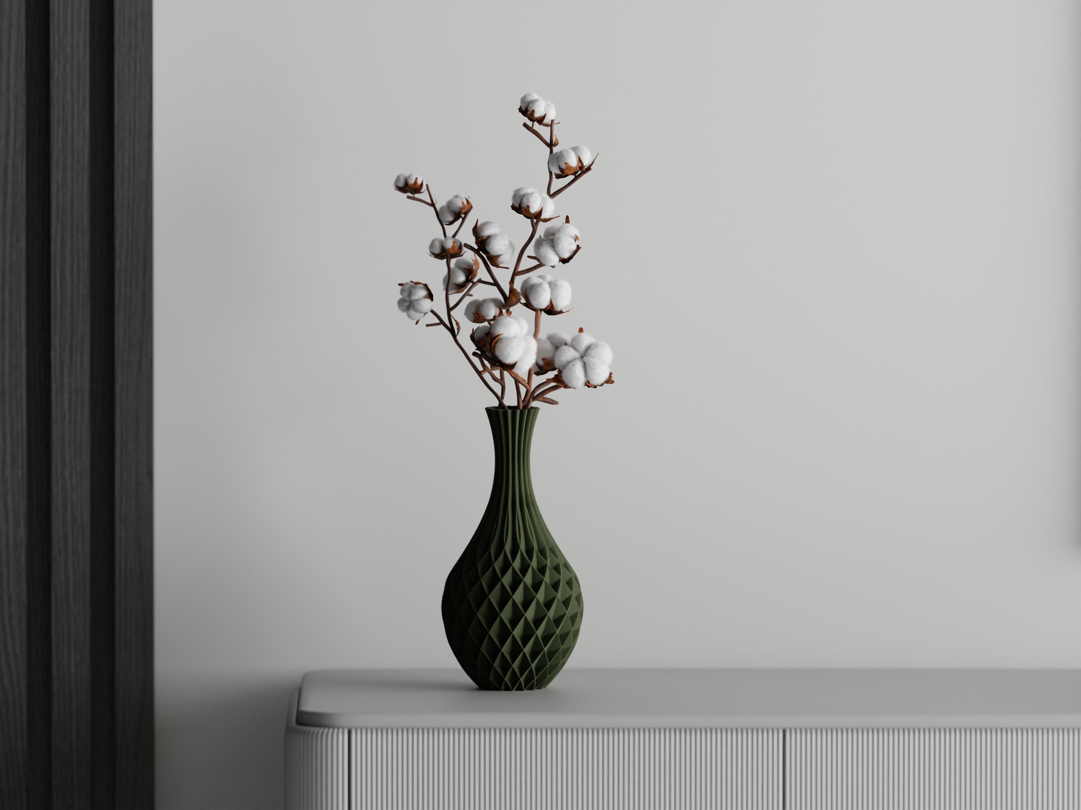 Obsidian vase