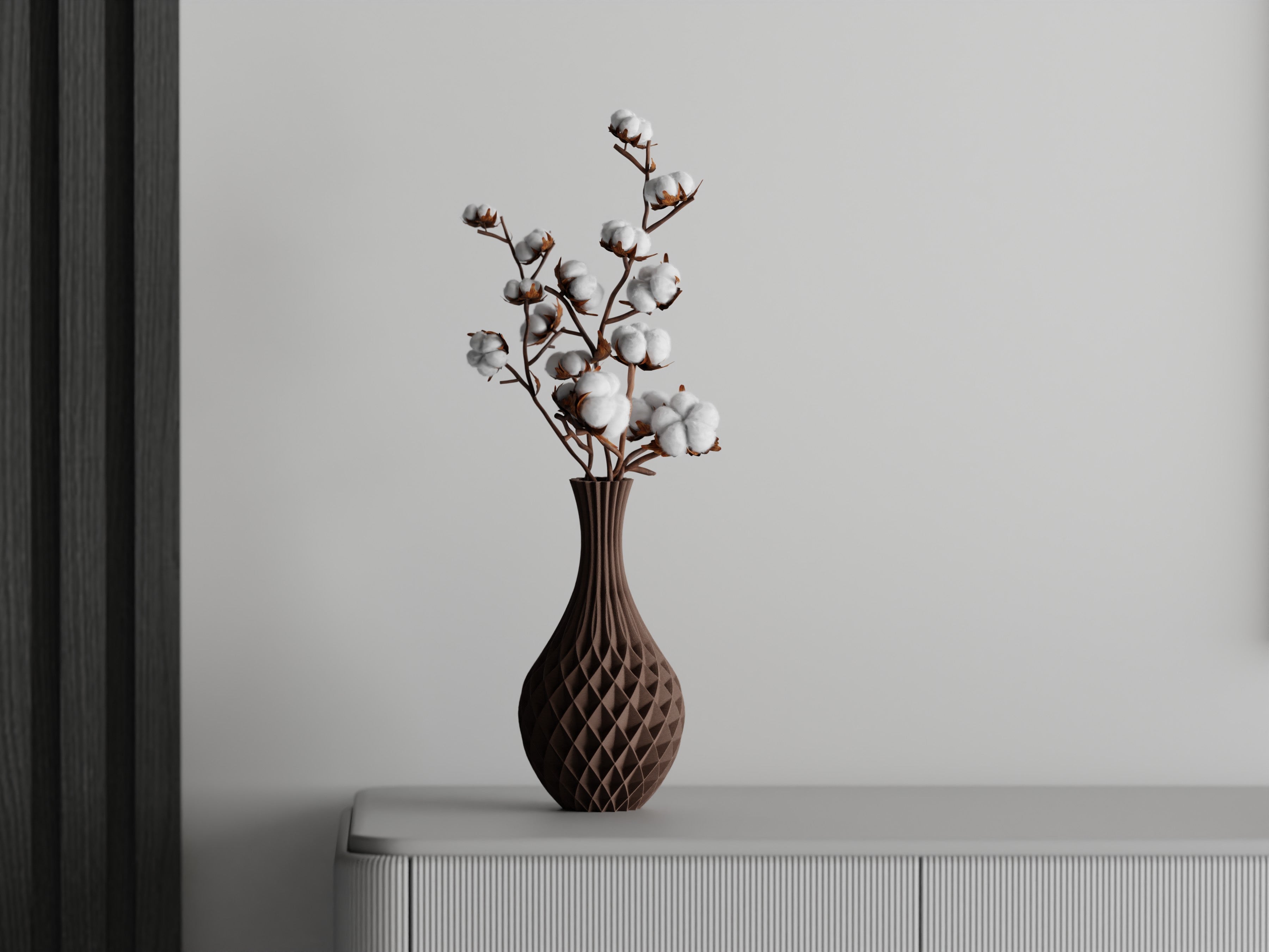 Obsidian vase