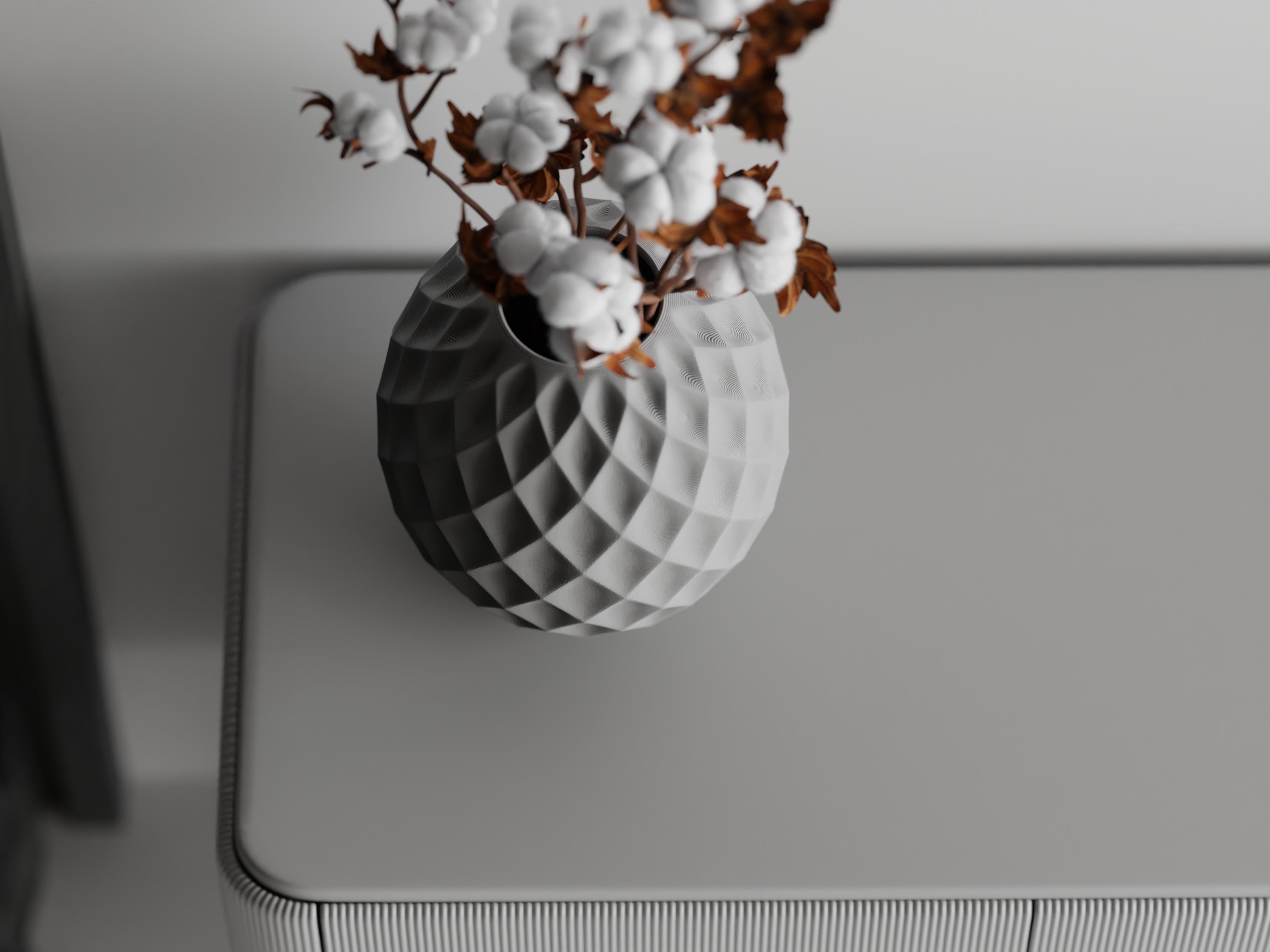 NoirCotton Vase